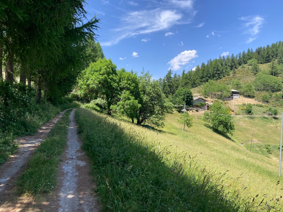 Italien - Marmora - Kurz hinter dem Pass / Rückblick 