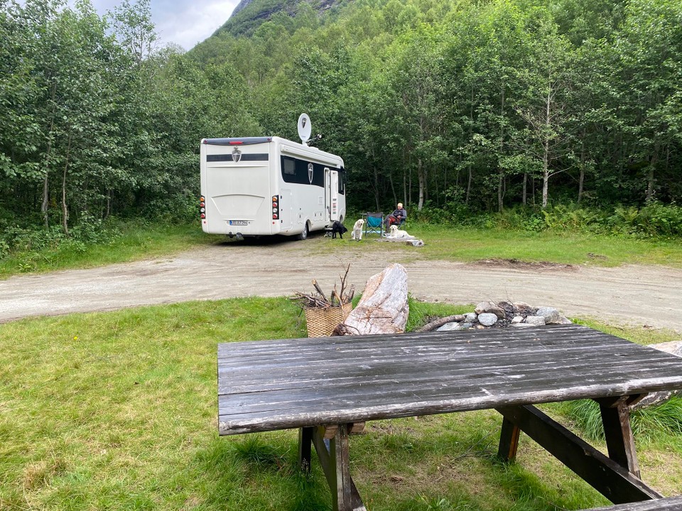 Norwegen - Valldal - Mal wieder ganz allein. 
Wir sind ja Kontaktscheu 😂