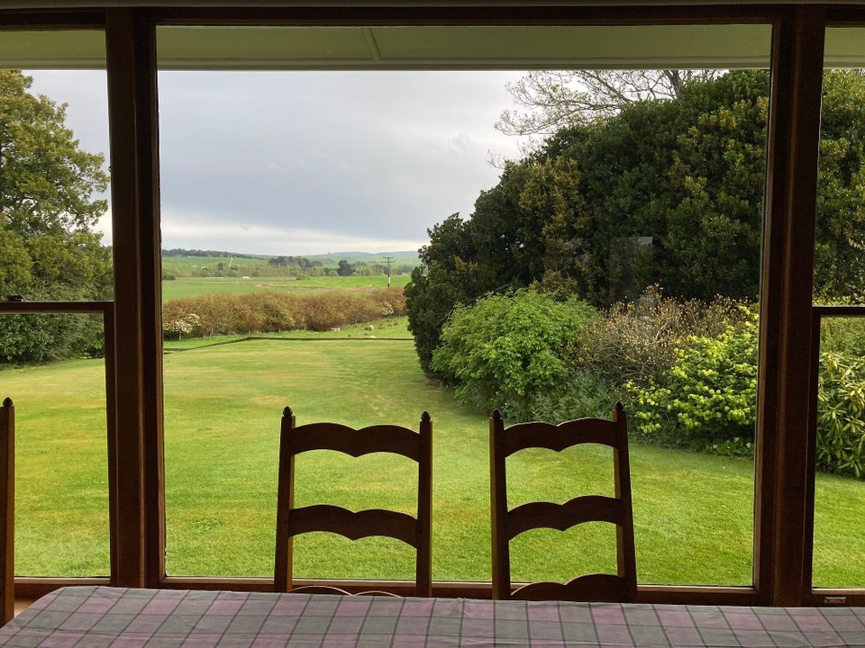 Neuseeland - Invercargill - Ausblick vom Esstisch 😃