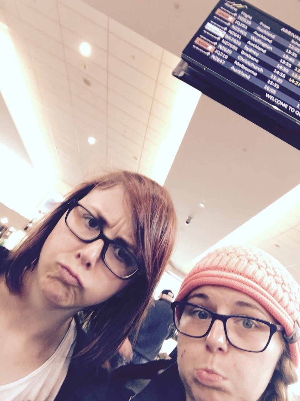 New Zealand - Queenstown - Und das war sie - unsere gemeinsamen Reise-Zeit. Danke Katha 