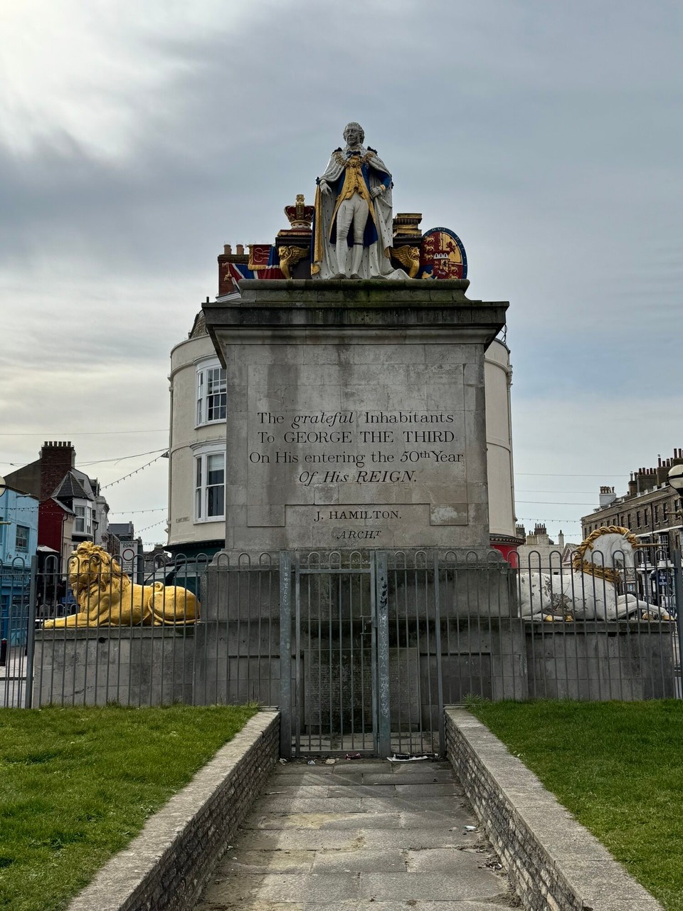 Vereinigtes Königreich - Portland - King George war x mal in Weymouth auf Urlaub. Deshalb hat er auch ein Denkmal bekommen. 