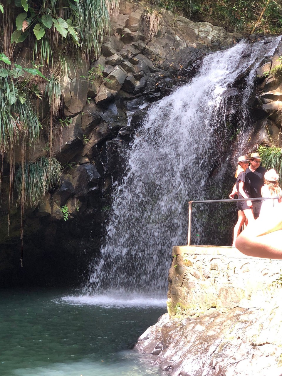 Grenada -  - Besuch am Wasserfall mit dem Taxi