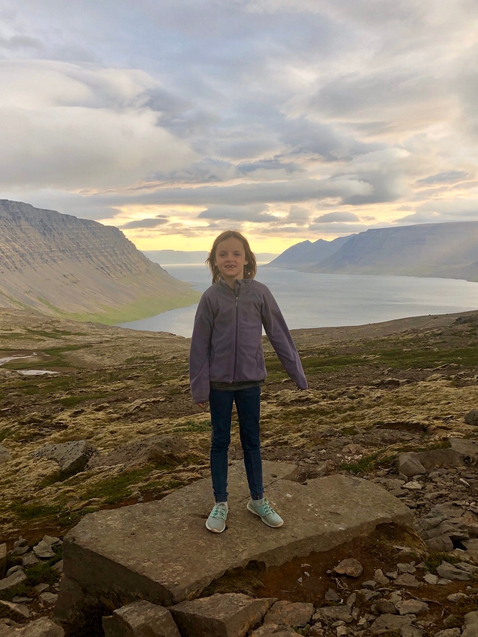 Island - Ísafjarðarbær - Freia mit dem Dynjandisvogur.