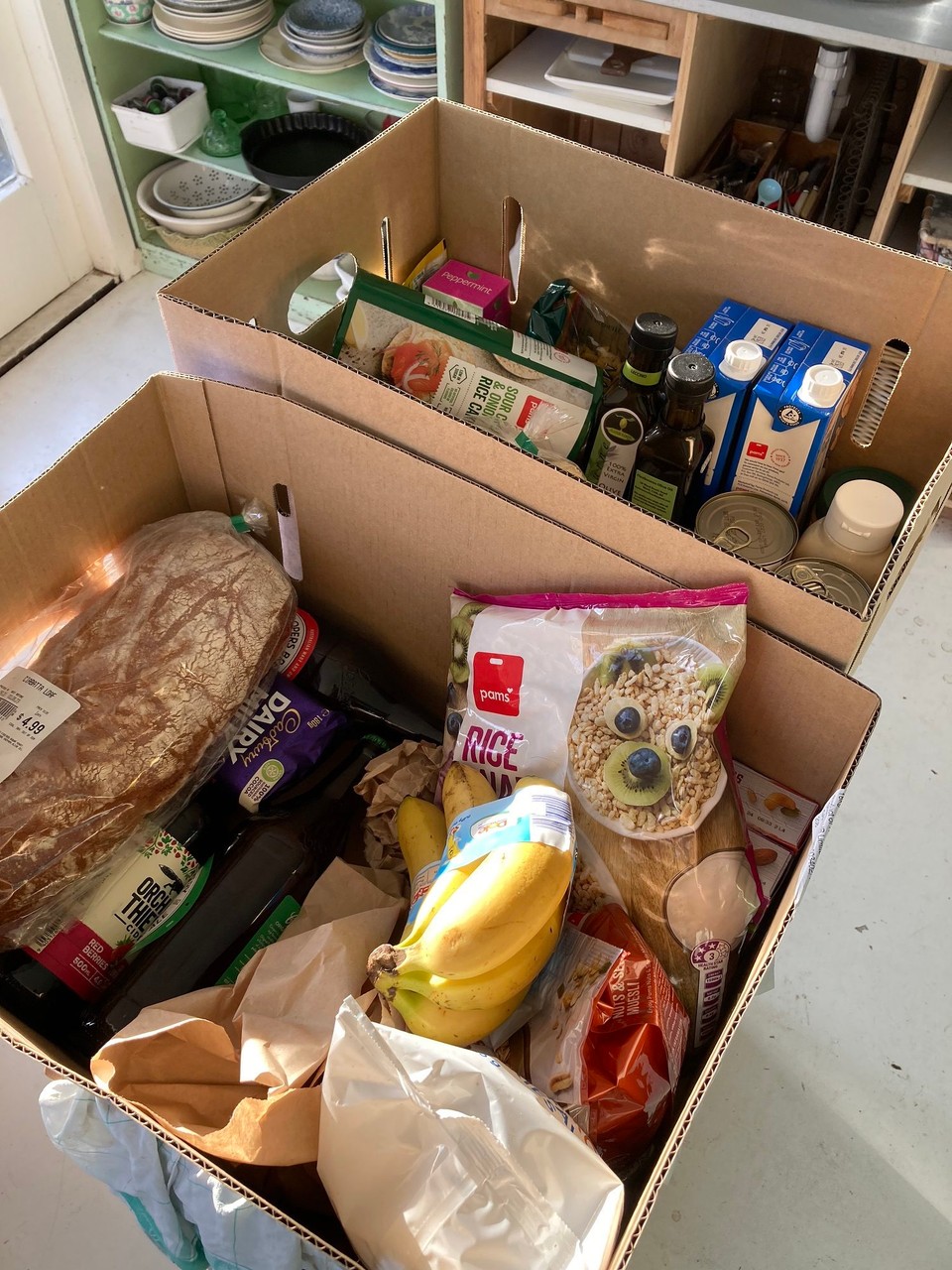 Neuseeland - French Farm - Verpflegung ist besorgt, das Wochenende sollten wir überstehen 😂