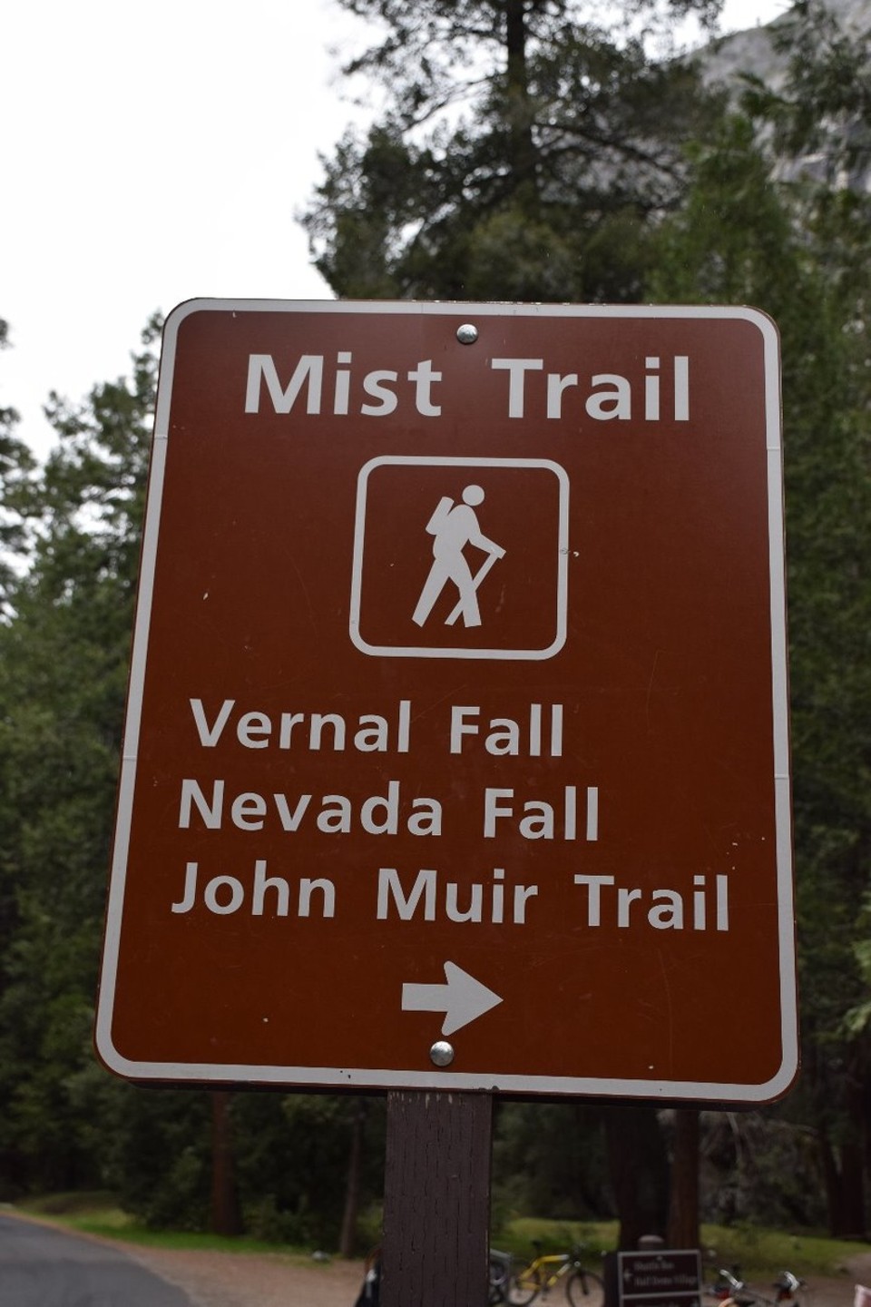 USA - Yosemite-Nationalpark - Unsere Wanderung am zweiten Tag: Über den Mist Trail zum Vernal Fall