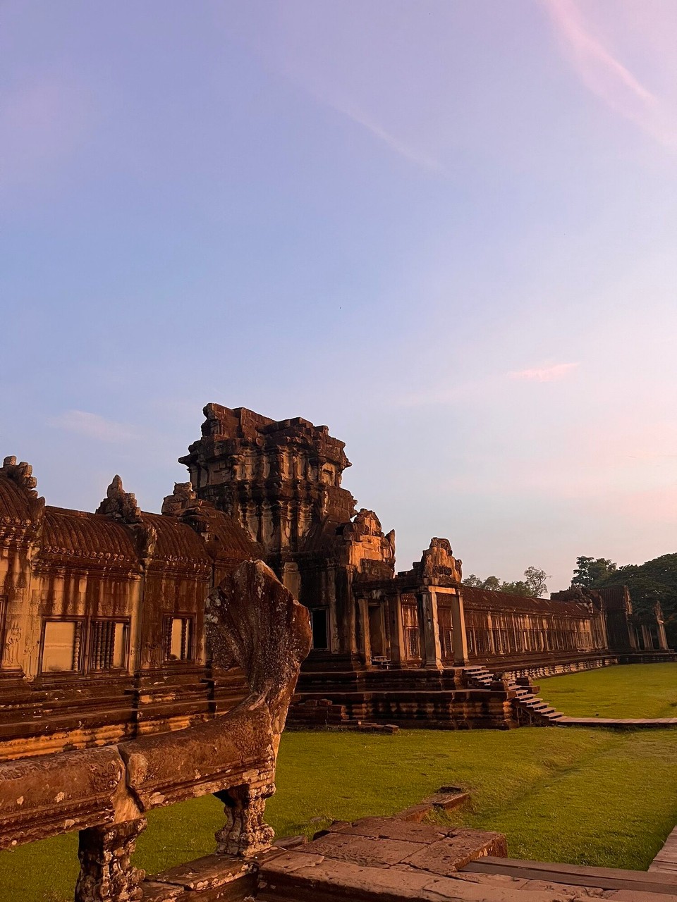 Cambodia - Siem Reap - The wonder of these temples is how were they built in 1150 without the resources we now have today. How did they manage to get the stones to the top of the building without a crane / lifts. It is thought that elephants were used to carry the weight of the stone.