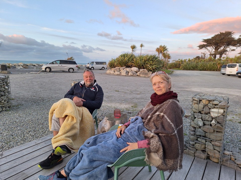 Neuseeland - Ross - Abends wird es kühl 