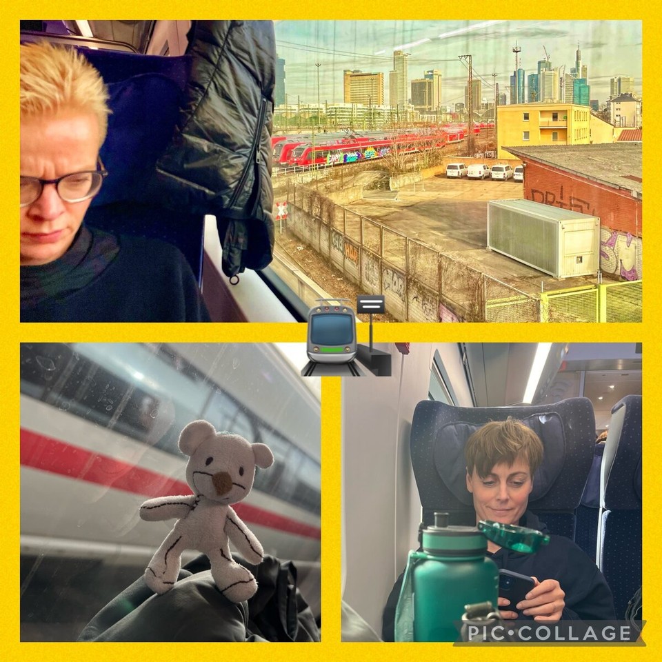Deutschland - Frankfurt am Main - Frankfurt am Main!
Auf der Zielgeraden… und der Zug ist sogar fast pünktlich. 