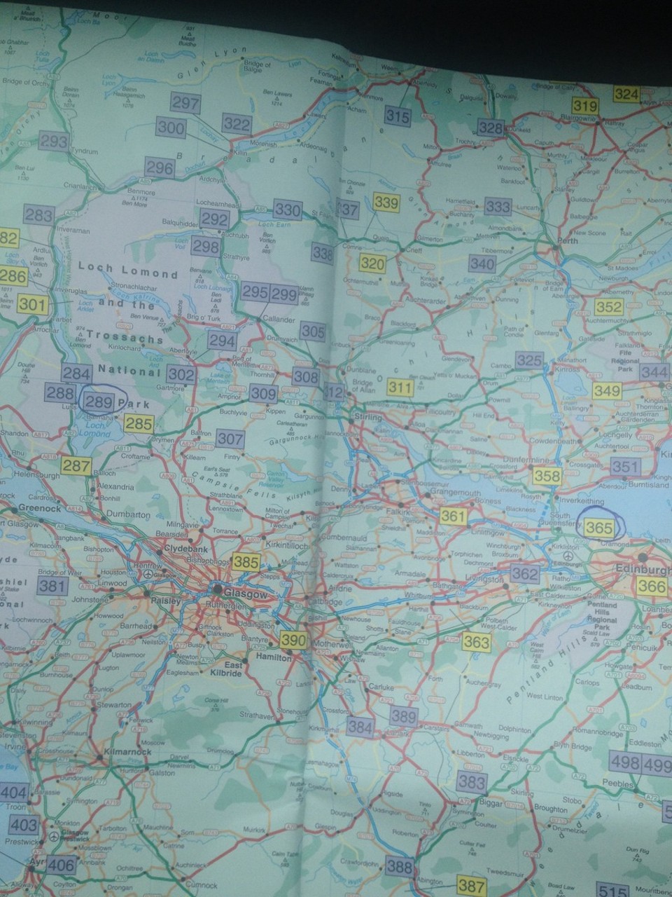 Vereinigtes Königreich - Linlithgow - Von Edinburgh (365) nach Loch Lomond (289)