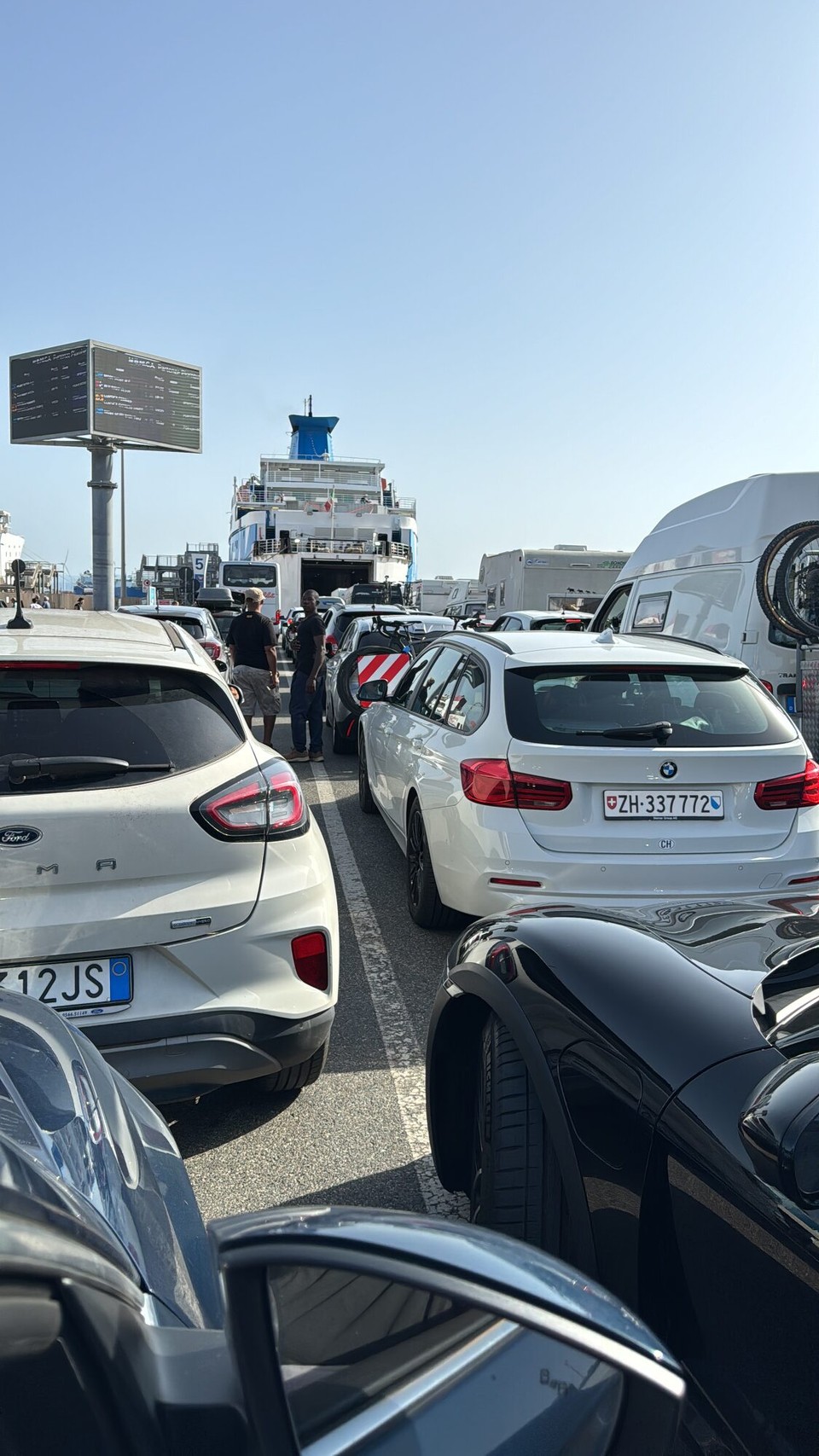 Italien - Capoliveri - Auf die Fähre in Piombino