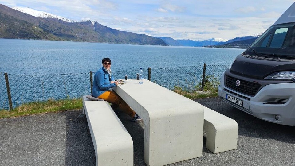 Norwegen - Nessane - Netter Picknickplatz 