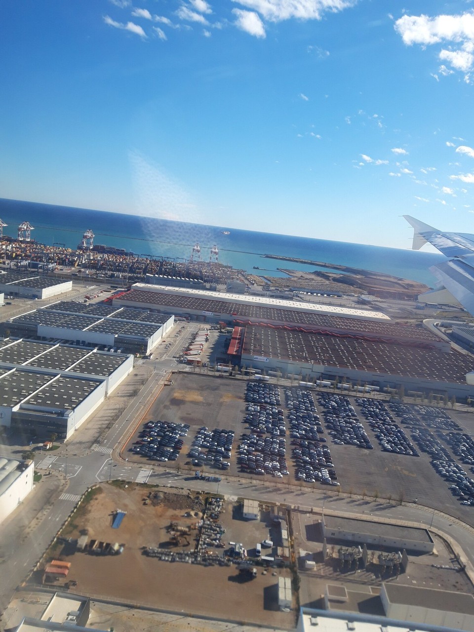 Spanien - Barcelona - virun der Landung zu Barcelona