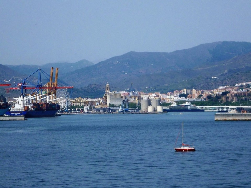 Spanien - Málaga - Ein Blick zurück auf unsere letzte angefahrene Destination. 
