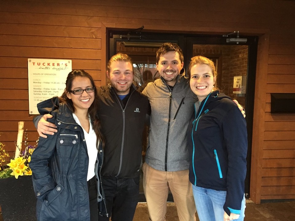 Kanada - Toronto - Treffen mit Travis und seiner Freundin Laura - Florian hat Travis vor 9 Jahren in Toronto kennengelernt