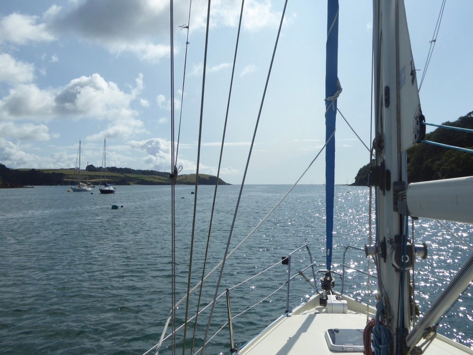 United Kingdom - St Austell - A beautiful morning as we left the Helford River…