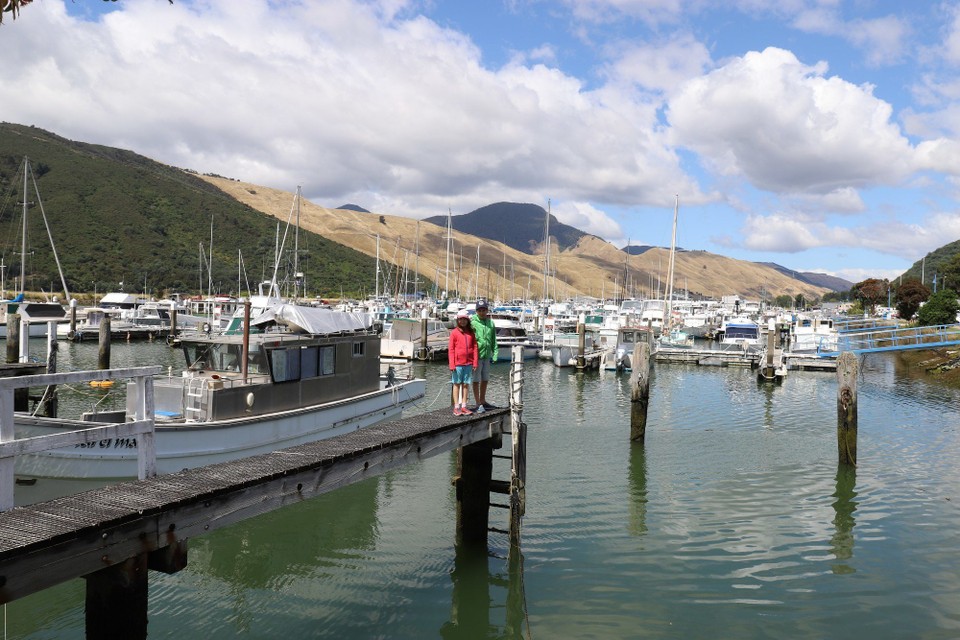 Neuseeland - Te Mahia - Zwischenstopp am Hafen von Havelock