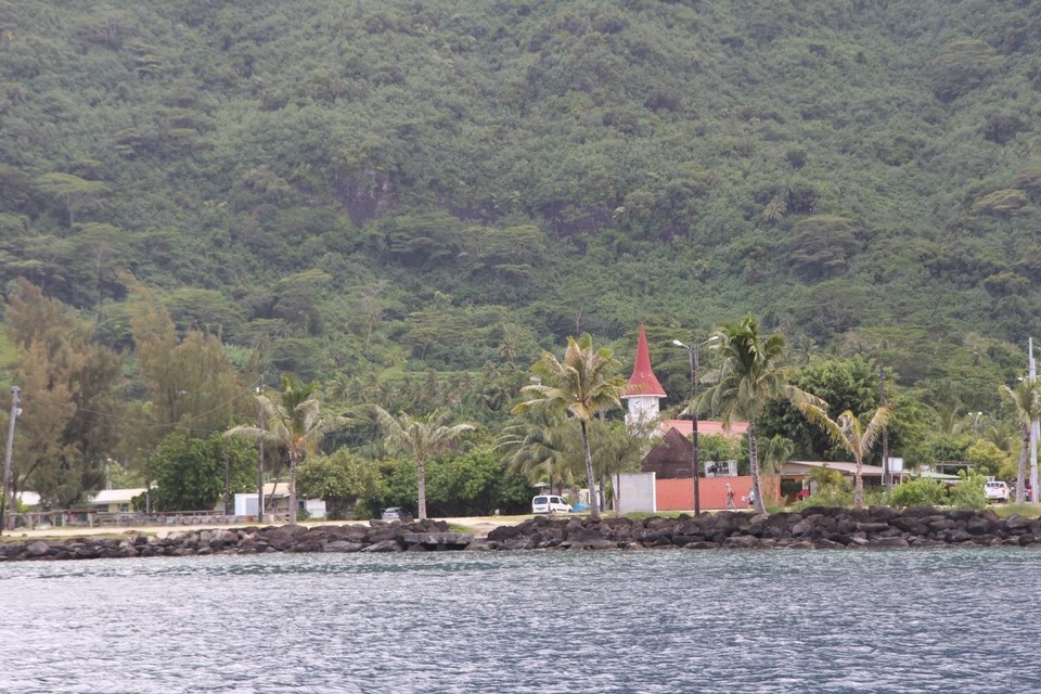 Französisch-Polynesien - Bora-Bora - Auch hier mußten wir erst um Gottes Segen Bitten das uns nichts passiert
