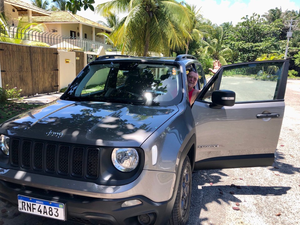 Brasilien - Praia do Forte - Mietauto Jeep