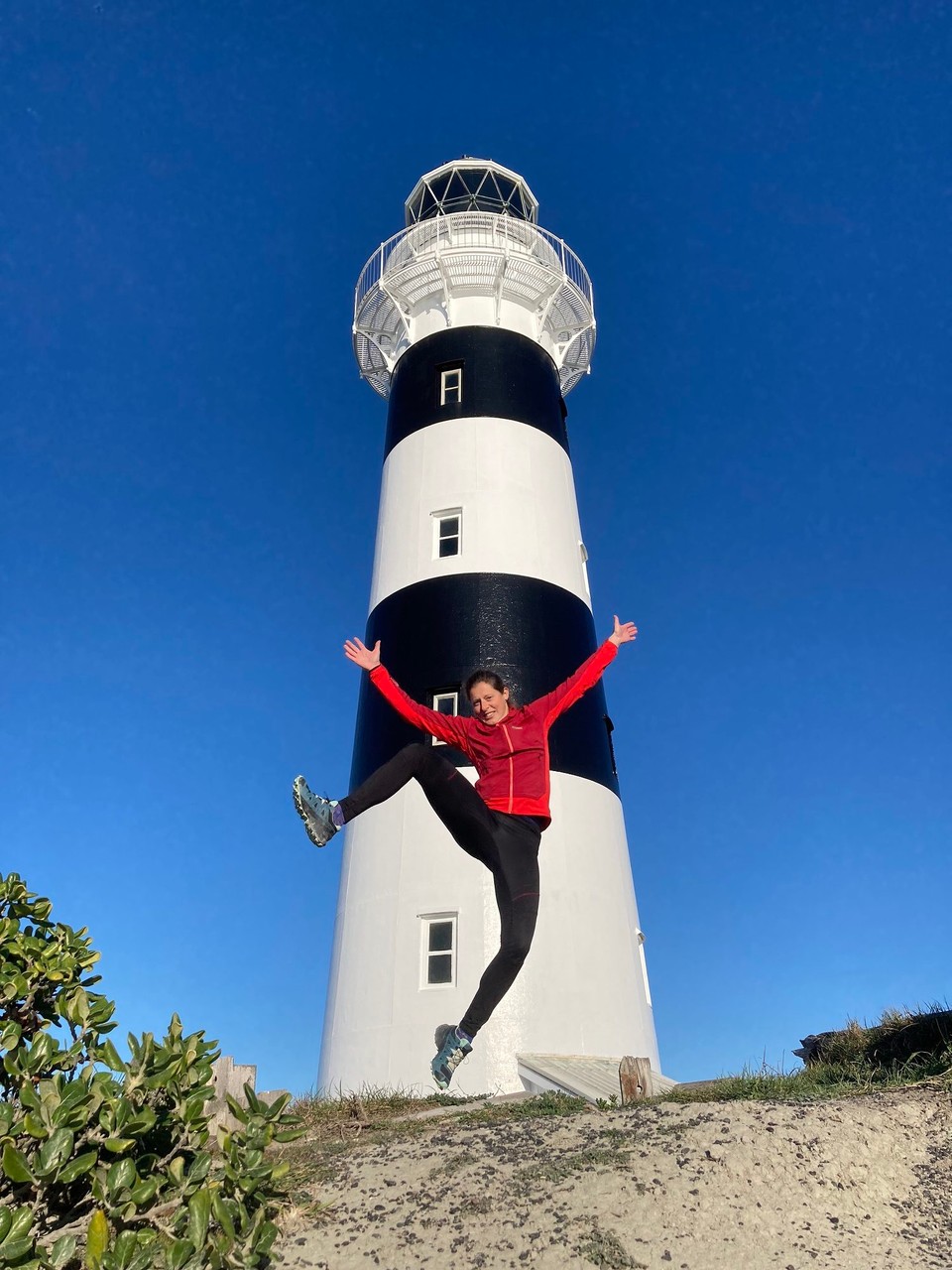 Neuseeland - Seddon - Und jetzt wie ein Frosch - lange Beine