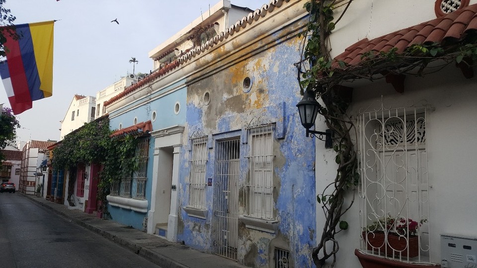 Kolumbien - Cartagena - Für so eine "coole" Fassade kenne ich einige Hipsters aus Ffm die viel Geld dafür ausgeben würden 😉