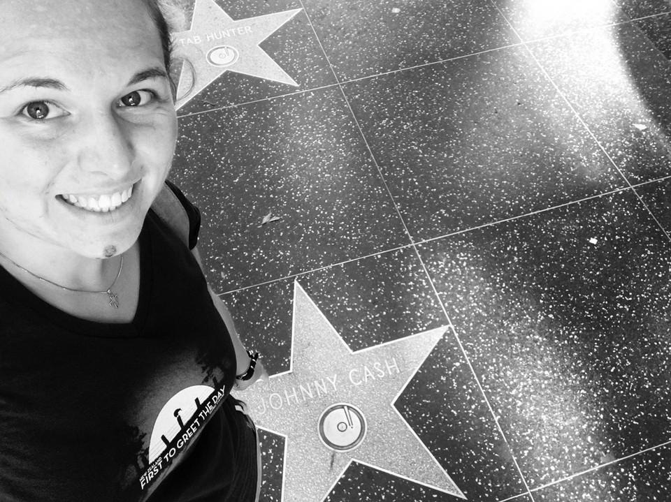 Vereinigte Staaten - Los Angeles - Oh und dieses Bild ist für die Heidi - ich bin ans ganz andere Ende von Hollywood gelaufen um diesen hier zu finden (aber diesen Stern sollte man ja auch finden) 