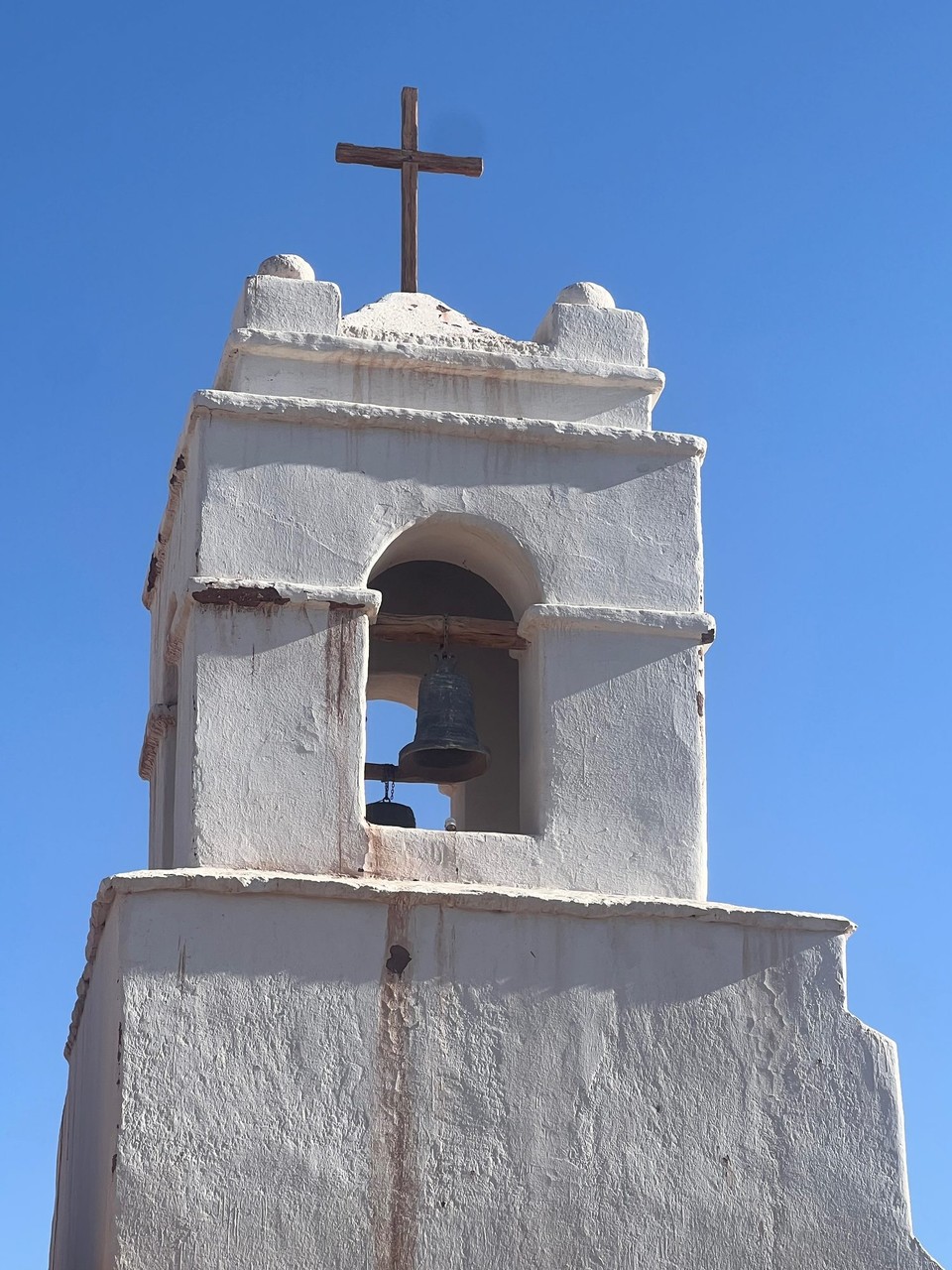 Chile - Atacama Desert - The bel tower of the church