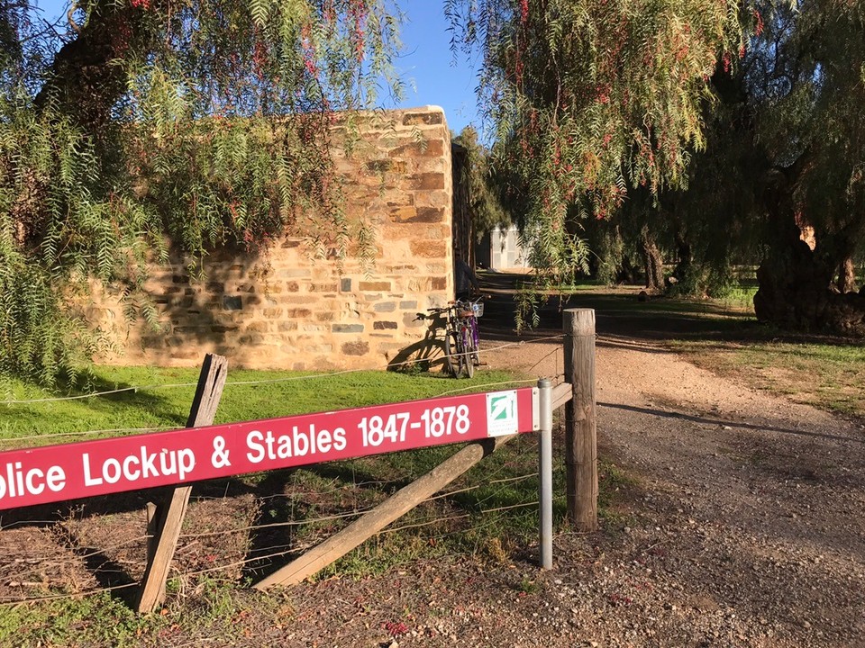 Australia - Burra - We had a special key to open the different spots .. this gave us access to old stables and the lockup.