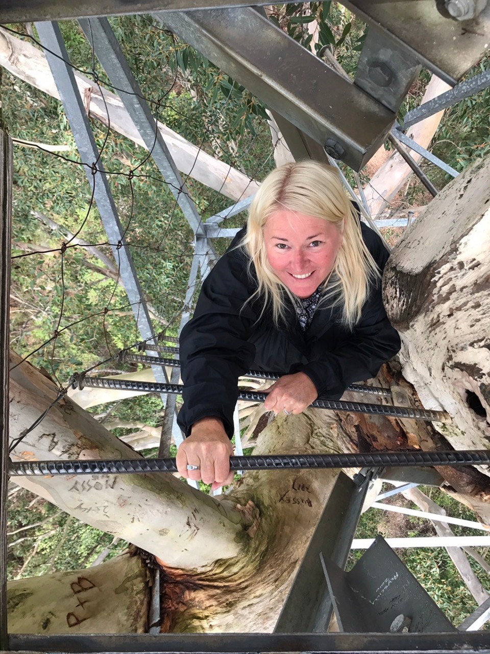  - Australia, Cosy Corner, Torbay Inlet - Nearly at the top.. holysnappinduckshit!!