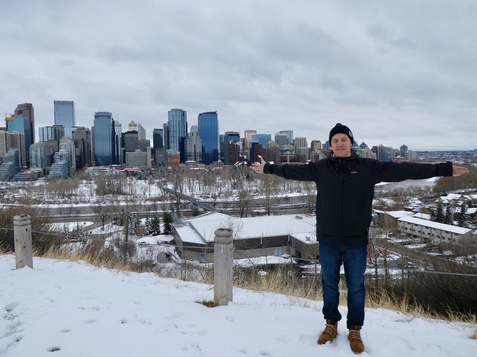 Canada - Calgary - James in his winter place