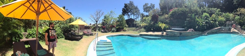 Sri Lanka -  - Panoramablick am Pool ⛱ 🍹 