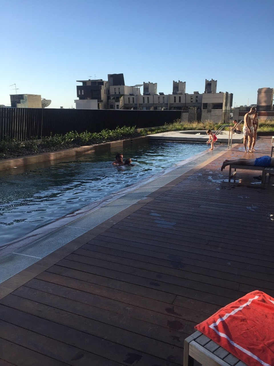 Australien - Melbourne - Pool und Whirlpool im EQ Tower