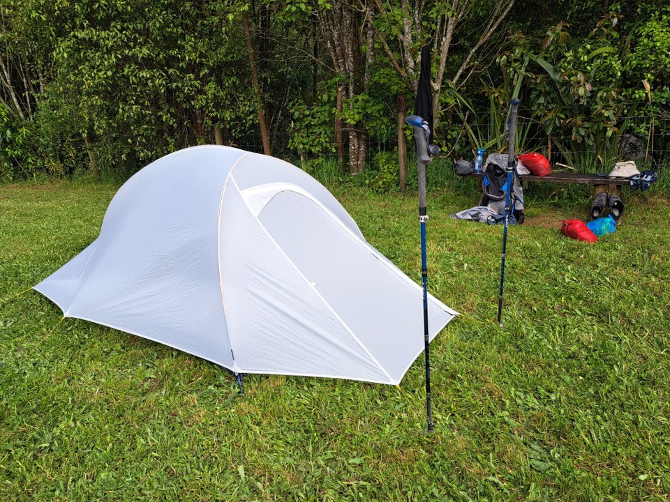 Neuseeland - Pirongia - Wieder mal im Zelt übernachten 