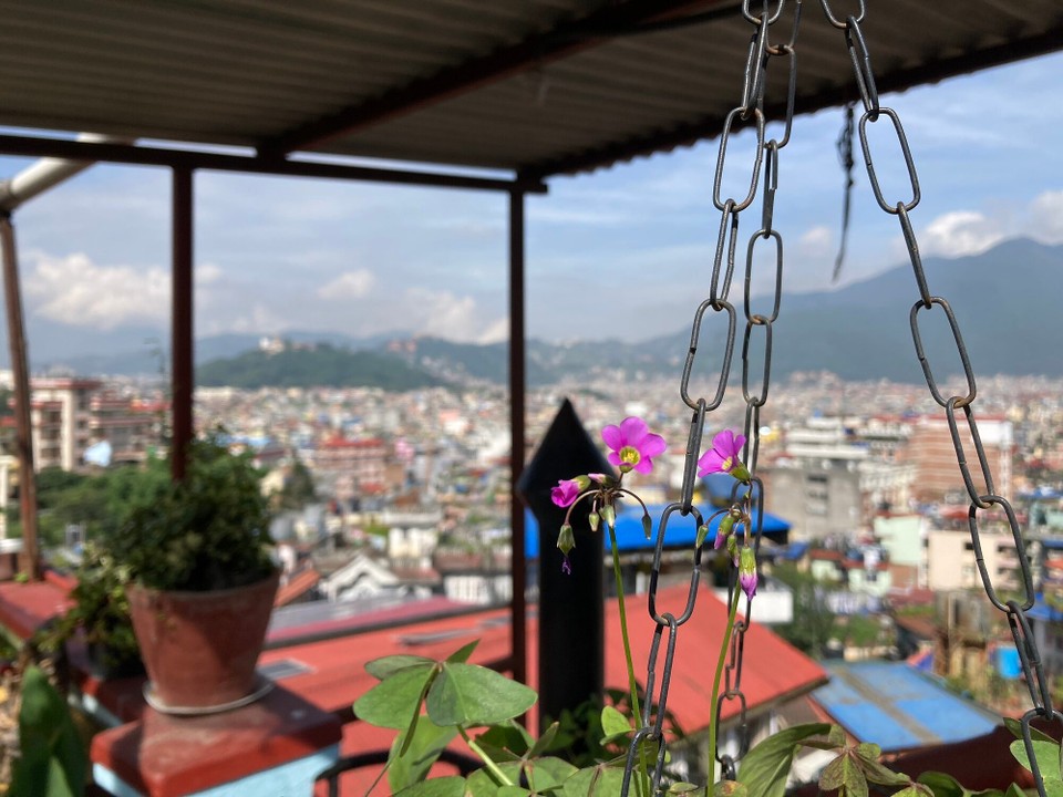 Nepal - Kathmandu - Neues Hostel, neue Aussicht