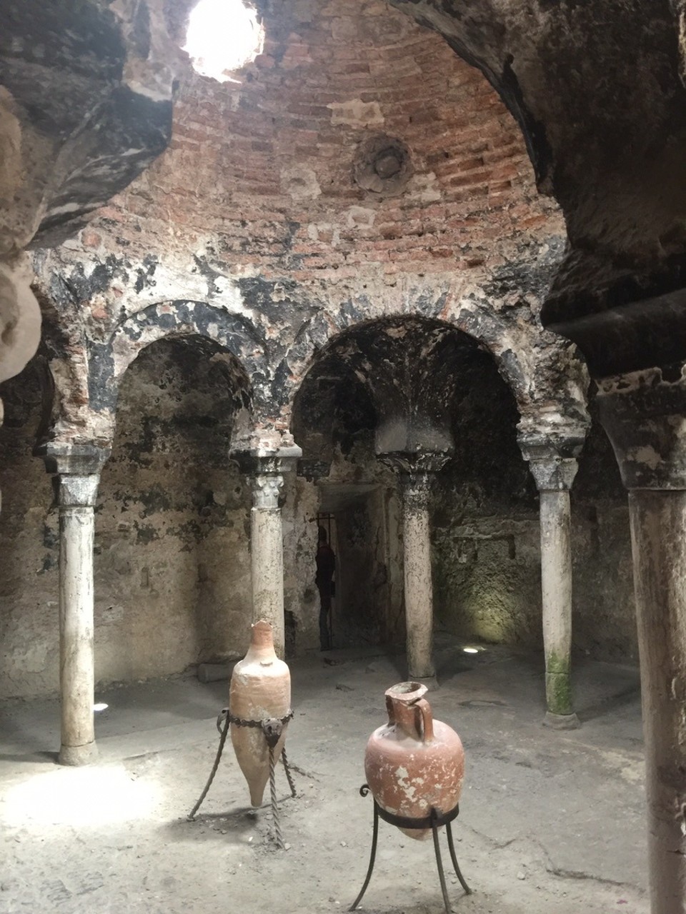  - Spain, Palma de Mallorca - Arabic Baths from 10th century. 