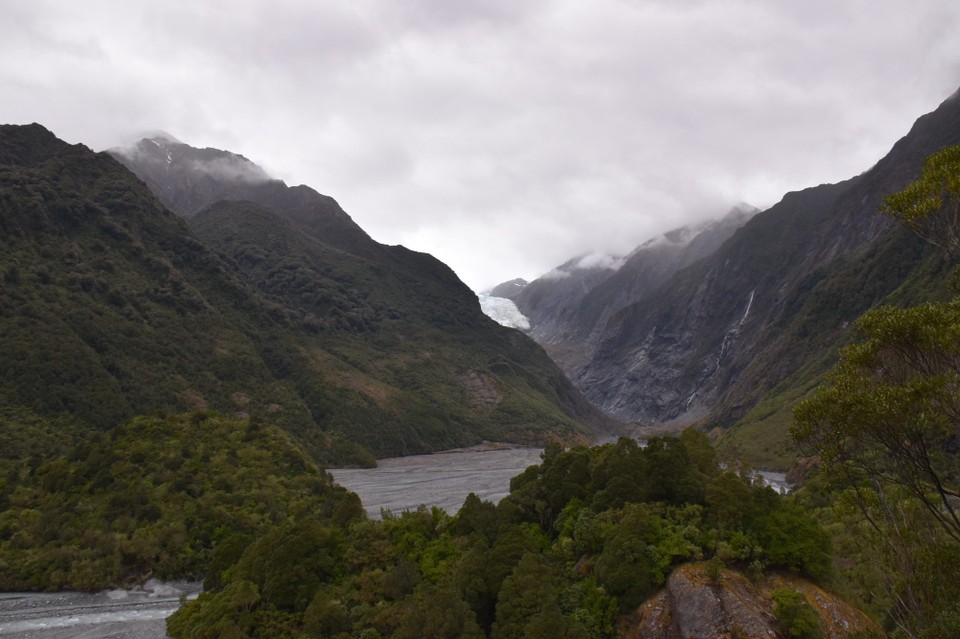 Neuseeland - Queenstown - Dies ist ein etwa 10 km langer Gletscher im Westland-Nationalpark auf der Südinsel Neuseelands.