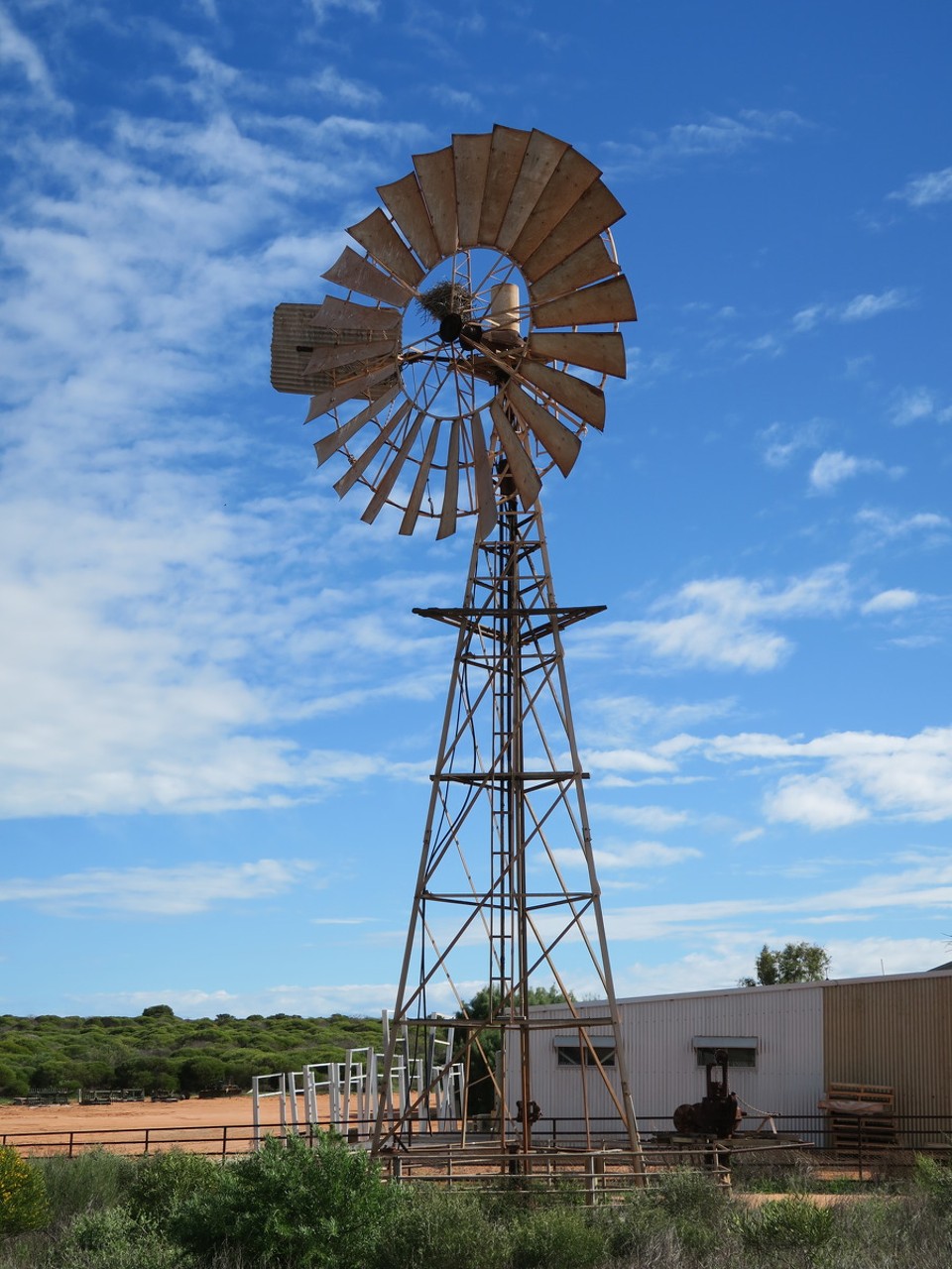 Australia - Learmonth - Éolienne pour puiser l'eau