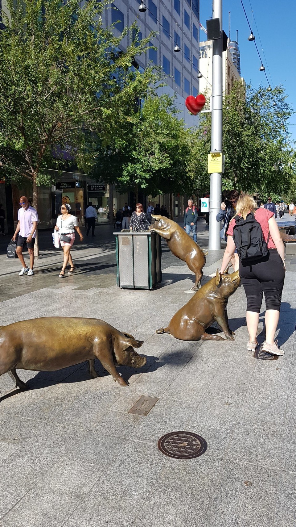 Australien - Adelaide - Fußgängerzone in Adelaide.
