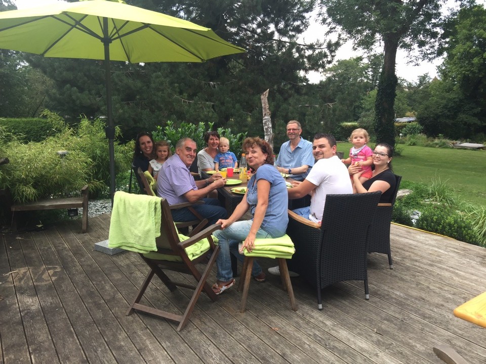 Germany - Endersbach - BBQ at Angelika's in Crailsheim. 