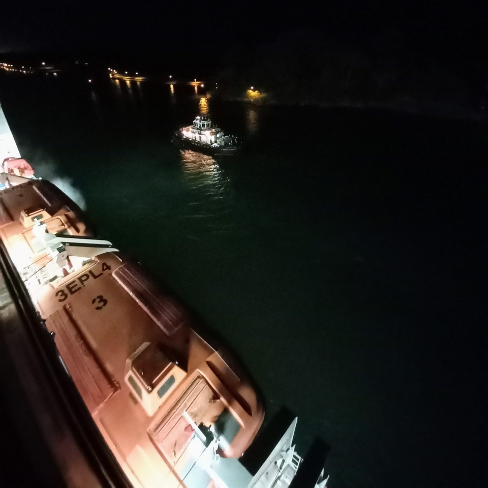 Panama - Panamakanal - Früh geht es los.