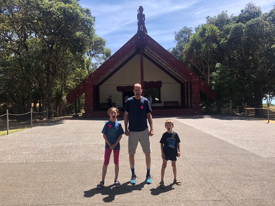 Neuseeland - Waitangi - Das müssen wir natürlich gleich ausprobieren.