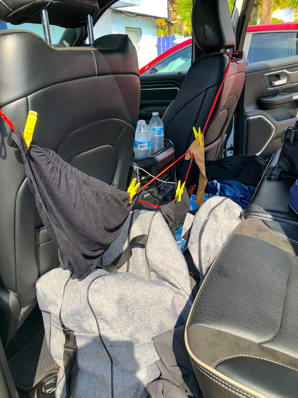 USA - Atlanta - Nachteil der Kombination aus Handgepäck und kurzer Fahrstrecke: Wäsche noch nicht trocken.