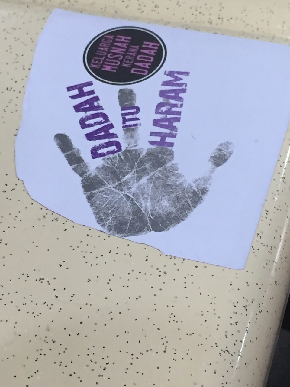 Singapur - Geylang - Tischplatte