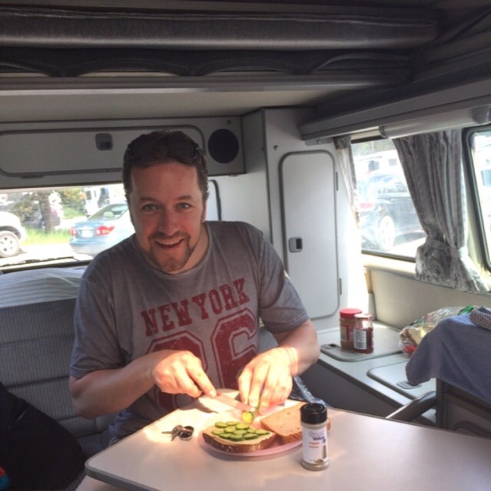 Canada - Jasper to Athabasca Glacier - Even een lekker bammetje smeren