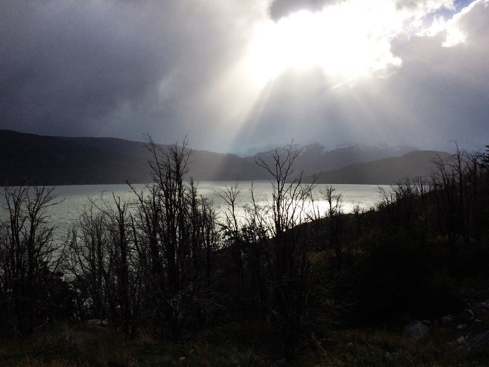 Chile - Torres del Paine - Auf dem Rückweg zeigte sich dann doch nochmal die Sonne 