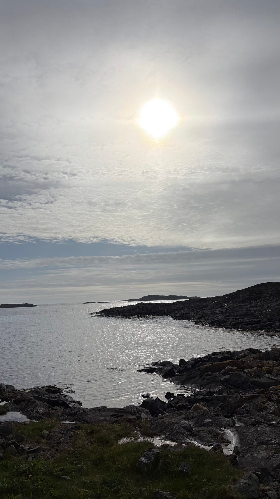 Norwegen - Svortland - und dann taucht sie doch noch kurz auf 
