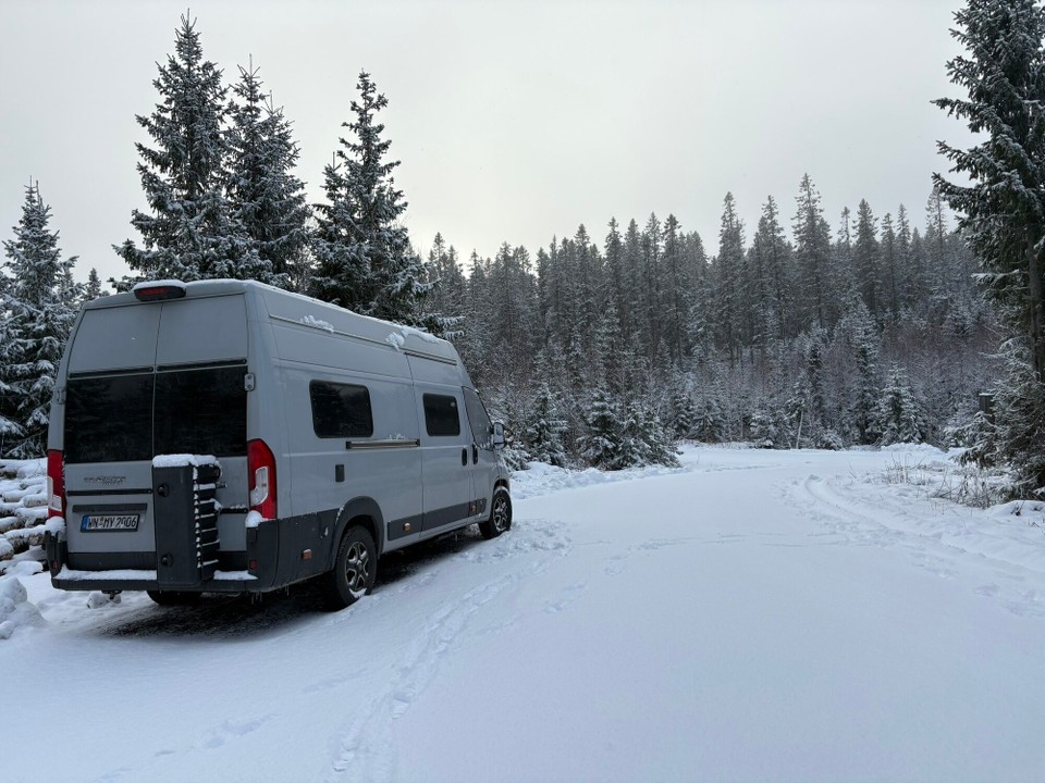 Schweden - Bjästa - Hurra Neuschnee 