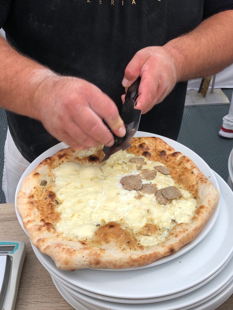 Kroatien - Livade - Pizza mit Trüffeln