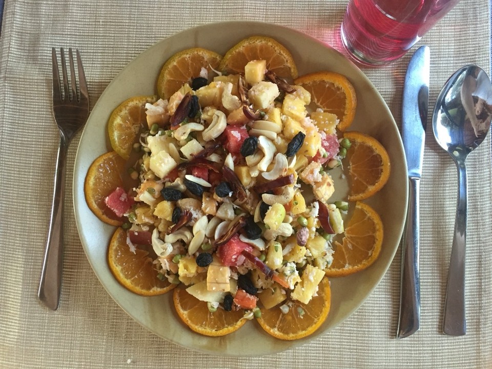 Indien - Guruvayoor-Manattala-Perakam-Edakkazhiyur - indisches birchermüesli