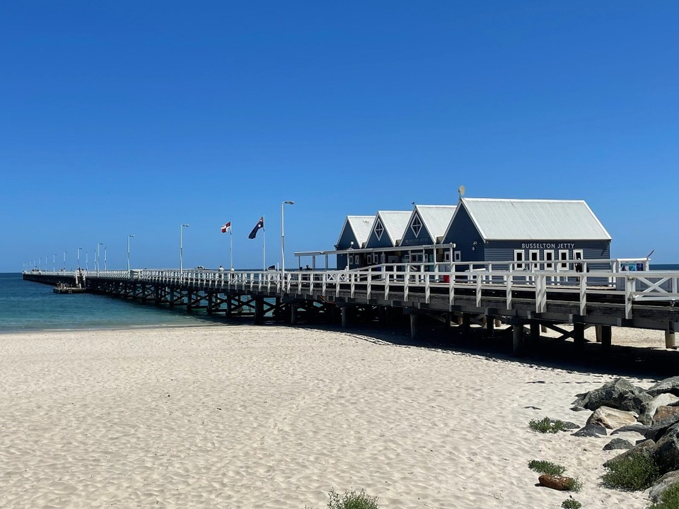Australien - Busselton - Heute ging es nach Busselton. Der Ort ist bekannt für seinen fast 2km langen Steg.
