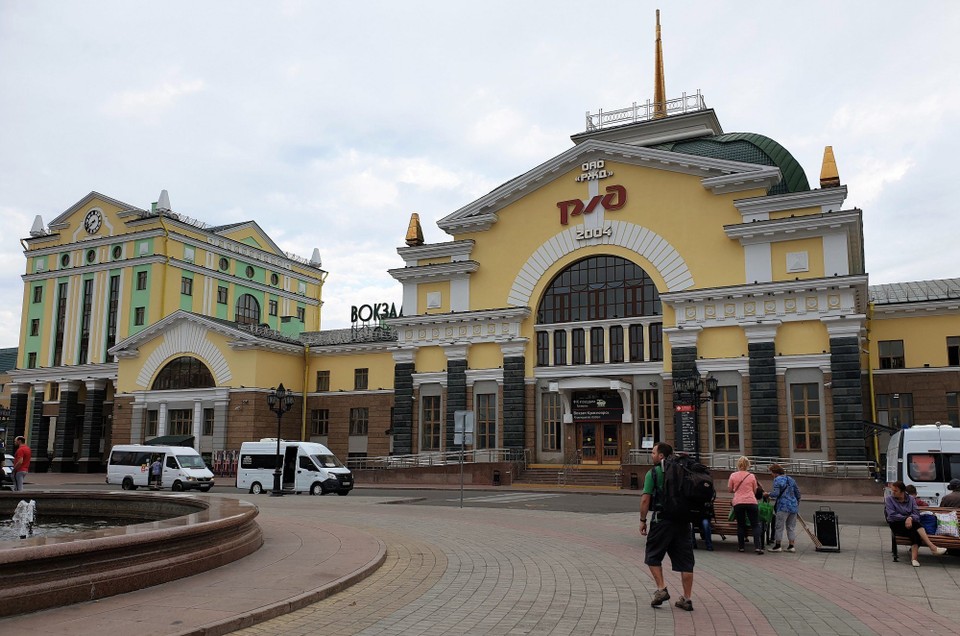 Russia - Tomsk - Krasnoyarsk station